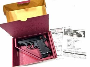 ★MARUZEN★マルゼンWALTHER ワルサー NEW ニュー PPK/S ブラックモデル/ガスブローバック/ハンドガン