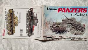 C ヴィンテージ 1974年 ミリタリー洋書 戦車 Armor Number 10 / Leichte PANZERS in action / squadron/signal publications 