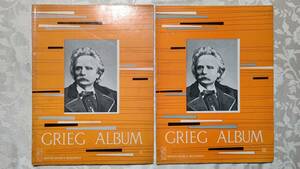 輸入洋書 ハンガリー EDITION MUSICA BUDAPEST ピアノ曲選集 グリーグ GRIEG ALBUM Ⅰ＆Ⅱ　2冊セット