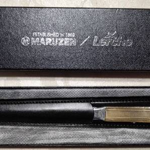 日本橋丸善販売 箱入り 83752-M ブラック レターオープナー(17.6㎝)ドイツ製 ゾーリンゲン Lerche レルヒェ 皮ケース入り 未開封