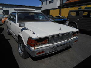  Cedric 4HT turbo brougham 430 58 year document equipped FAT PS PW WACkre-ga- wire wheel 89000km immovable car restore 