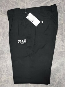  unused JBA ASICS Asics basketball re free slacks 2 tuck pants 94cm referee wear large size Japan basketball association 