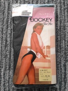 ブラック 未使用 JOCKEY for her ジョッキー フォーハー フレンチカット ハイレグ パンツ 下着 インナー レトロ 90s 日本製 1990 綿100％