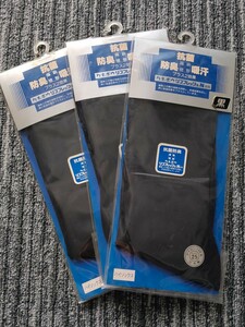 未使用 カネボウ シースルー ハイソックス 3足セット 黒 25㎝ リブフレッシュN ビジネス 靴下 ソックス ドレス 日本製 レトロ スーツ