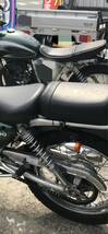 ヤマハ　YAMAHA SR400？シート　ST250eタイプにて使用　スズキ　SUZUKI ST250カスタムシート_画像9