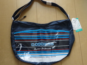  new goods unused * man and woman use TEAM*GODDESS shoulder bag * navy * deodorization name attaching 