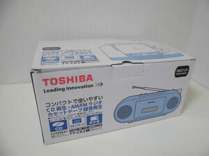 新品 未使用 東芝 TOSHIBA CD ラジオカセットレコーダー TY-CK2 ラジカセ 取扱説明書 箱付き