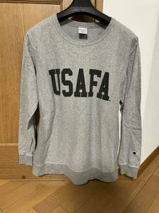 CHAMPION REVERSE WEAVE(リバースウィーブ)USAFA リブ付き長袖Tシャツ