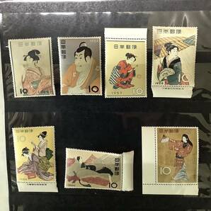 切手趣味週間 1955〜1961年 計７枚の画像1