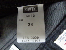 新品　ジーンズ　エドウィン　EDWIN 503 REGULAR NARROW 5032 ETS-0009 E544-2406 Ｗ36 _画像9