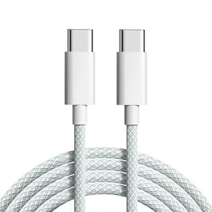 灰色 2M iPhone15シリーズ対応 USB-C to USB-C ケーブル PD対応 60W 3A 急速充電 多機種対応