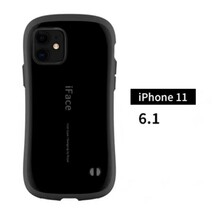 黒 iFace iPhone11用 箱あり ケース First Class ハードケース 愛用のiphoneを守る 耐衝撃_画像1