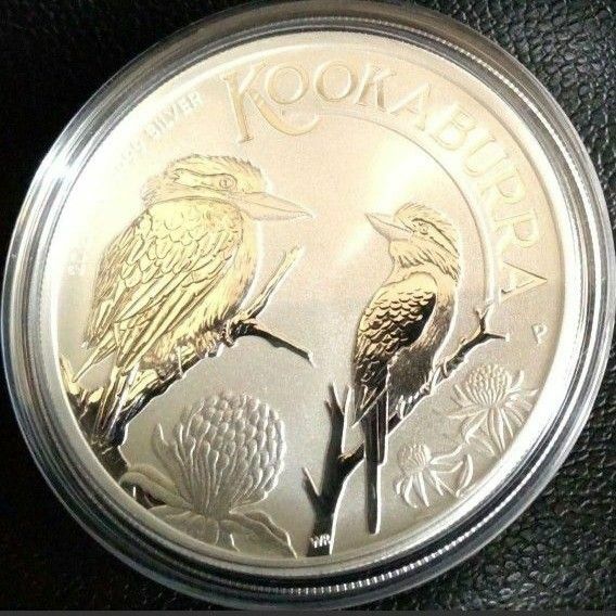 2023年版 カワセミ銀貨 純銀 9999 1オンス銀貨 オーストラリア 翡翠 大型銀貨 パースミント