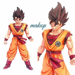 二次元 一番くじ ドラゴンボール DRAGON BALL ギニュー特戦隊 来襲 A賞 孫悟空 界王拳 フィギュア リペイント 二次元彩色 2D