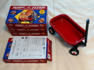 [ price cut ]* radio Flyer *Radio Flyer* little red Wagon * old model * rare thing *3 piece set * new goods unopened **