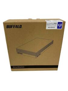 お03-086aY//【未開封品】BUFFALO 外付けハードディスク 4.0TB パソコン&テレビ録画用 HD-AD4V3