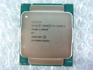 1POE // Intel Xeon E5-2630 V3 2.4GHz SR206 Haswell-EP R2 Socket2011-3(LGA) MY // Cisco UCS C220 M4S BE6000H 取外 //在庫4