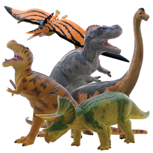 新品＠恐竜ビニールモデル人気恐竜5体セット (FDS-0006)