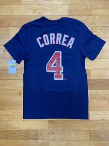 MLBshop正規品：ミネソタ・ツインズ　カルロス・コレア選手 ネーム＆ナンバーTシャツ（U.S. メンズSサイズ）