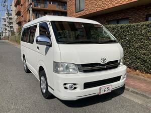 Buy Now2006後ハイエ－スWagon2700-4ＷD/4列席10person乗・Wide/ミドルルーフ・送迎に最適・予備Vehicle inspection取得渡