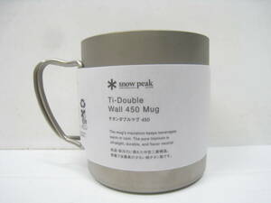 新品 snow peak スノーピーク Ti-Double Wall 450 Mug MG-153 チタンダブルマグ450 チタンマグカップ ②