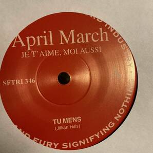 april march chick habit アナログ レコード 7inc 2枚の画像6
