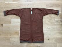 visvim SANJURO COAT (BRUSHED FLANNEL) 2 BROWN 着物 コート_画像2