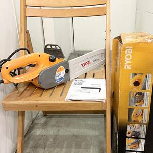 ★RYOBI リョービ チェーンソー CS-2500 255MM 超軽量 2kg 短時間の動作確認済 電動工具 切断機 管5666