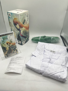 2928-05★美品★Steins;Gate/シュタインズ・ゲート PSP ゲームソフト限定版同梱 オリジナル白衣&スリッパ付き★