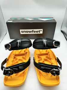 3330-03★スノーフィート - [ Snowfeet ] 雪用の小さな短いスキースケート I 冬の靴のためのスキー I スノーブレード スキーボード ★