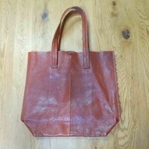 SAC サック トートバッグ ブラウン レザー 本革 茶