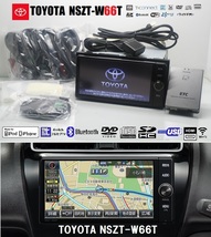 2024年3月更新地図＋連動ETC★トヨタ純正NSZT-W66T★フルセグTV/DVD/SD/Bluetooth/USB/Wi-Fi/HDMI★アンテナ/配線ケーブル付属!即使用可能!_画像1