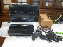 即決　PS3　初期型　PS2動作OK　20GB　→　150GB　増設　本体　CECHB00　完品_画像1