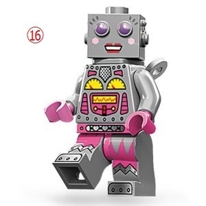 △LEGO（レゴ)△ミニフィギュアシリーズ11△ ⑯ロボットレディ