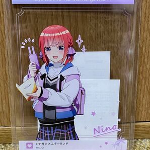 五等分の花嫁∽ ナガシマスパーランド コラボ アクリルカード 二乃 中野二乃