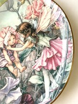英国　ロイヤルウースター　シシリーメアリーバーカー 75周年記念限定版　廃版品　花の妖精シリーズ 　スイトピー の妖精 　飾絵皿　置物_画像5