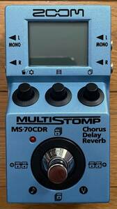 ZOOM　MultiStomp MS-70CDR　Chorus / Delay / Reverb Pedal