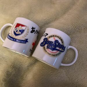 ★非売品★赤十字★横浜ベイスターズ×横浜マリノス★コラボマグカップ★