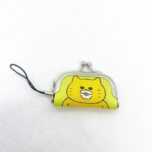 SALE＊ノラネコぐんだん/フェイス＊ がま口 キーホルダー/ コインケース＊ストラップ付き