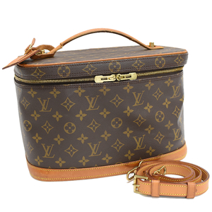 ルイヴィトン ニース バニティバッグ コスメボックス M47280 モノグラム ブラウン LOUIS VUITTON Nice 1点限定