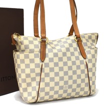 ルイヴィトン トータリーPM トート ショルダーバッグ N51261 ダミエアズール アイボリー LOUIS VUITTON Totally PM_画像1