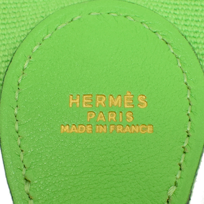 エルメス ショルダーストラップ アップルグリーン ゴールド金具 バッグ用アクセサリー HERMESの画像5