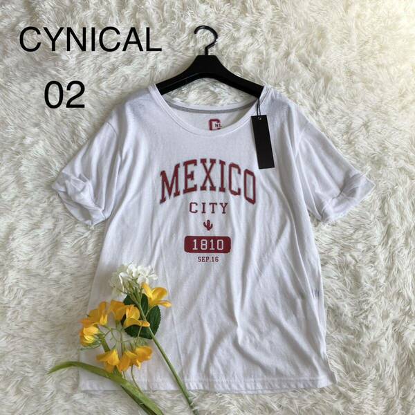 ★美品★ CYNICAL シニカル半袖Tシャツ　02サイズ