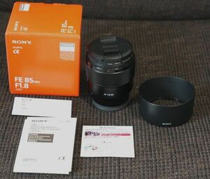 FE 85mm F1.8 SEL85F18 SONY　保護フィルター付き