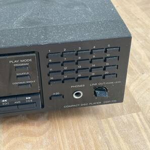 SONY CDP-770 COMPACT DISC PLAYER 229395 100V 9Q 50/60Hz CDプレイヤーの画像5