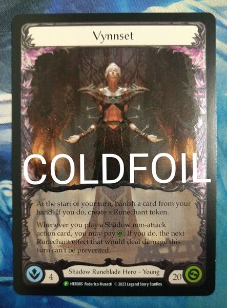 Flesh and Blood Vynnset Hero Card Promos HER COLDFOIL 英語版 1枚