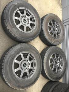 *AS308-7*KAZERA-H200-* Hiace / Caravan etc. *15×6J+33*6H139.7*KUMHO*195/80R15LT*4 pcs set * secondhand goods *