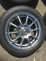 ◆AS315-1◆A-TECH◆SCHNEDER◆N-BOX/タント等◆14×4.5J+43◆4H100◆2020年製◆ブリヂストン◆ECOPIA◆155/65R14◆4本セット◆中古品◆_画像3