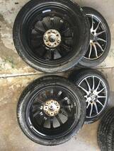 ◆AS224-4◆前後異形◆Razee◆（F)15×4.5J+43（R)15×5.5J+45◆4H◆DUNLOP◆（F)145/65R15（R)175/55R15◆4本セット◆中古品◆_画像8