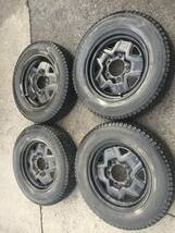 ◆AS224-6◆スズキ純正◆スチ－ルホイ－ル◆16×5J+48◆5H139.7◆GOODYEAR◆175/80R16◆4本セット◆中古品◆_画像1